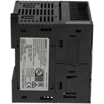 Omron CP1L Series PLC CPU for Use with SYSMAC CP1L Series, Relay Output, 12 (DC)-Input, DC Input