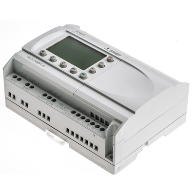 Mitsubishi Alpha 2 Series Logic Module, 100 → 240 V ac Supply, Relay Output, 15-Input, Digital Input