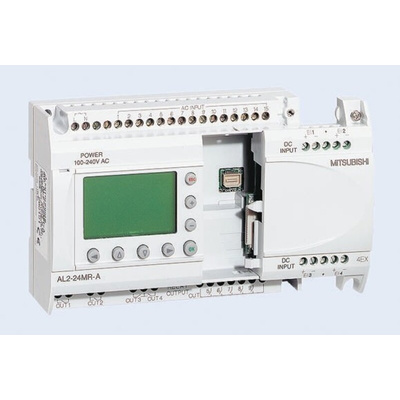 Mitsubishi Alpha 2 Series I/O module for Use with Alpha 2 Series, 230 V ac Supply, 4-Input, Digital Input