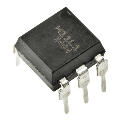 Isocom, H11L1 Transistor Output Optocoupler, Through Hole, 6-Pin DIP