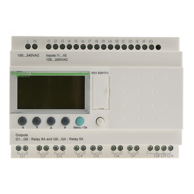 Schneider Electric Zelio Logic Series Logic Module, 100 → 240 V ac Supply, Relay Output, 16-Input, Discrete Input