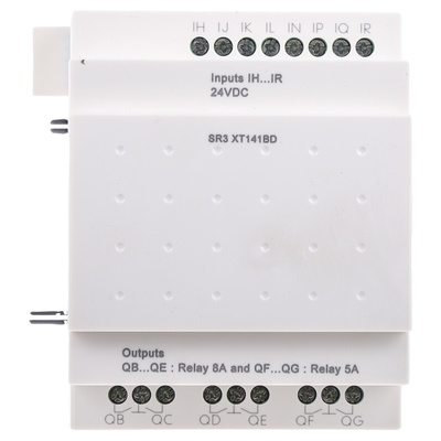 Schneider Electric Zelio Logic Series I/O module for Use with Zelio Logic Modules, 24 V dc Supply, Relay Output,