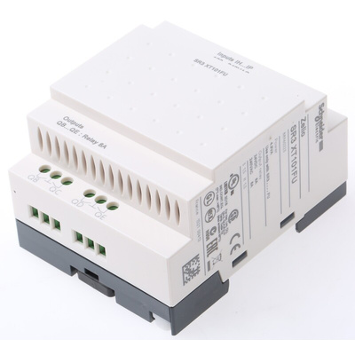Schneider Electric Zelio Logic Series I/O module for Use with Zelio Logic Modules, 100 → 240 V ac Supply, Relay