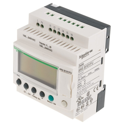 Schneider Electric Zelio Logic 2 Series PLC CPU for Use with Zelio 2, Relay Output, 6 (Digital)-Input, Digital Input