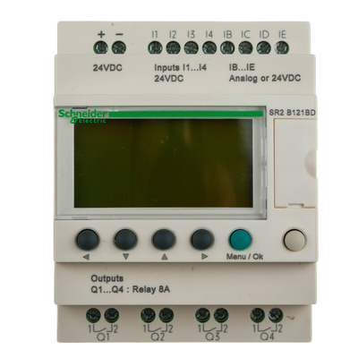 Schneider Electric Zelio Logic Series Logic Module, 24 V dc Supply, Relay Output, 8-Input, Analogue, Discrete Input