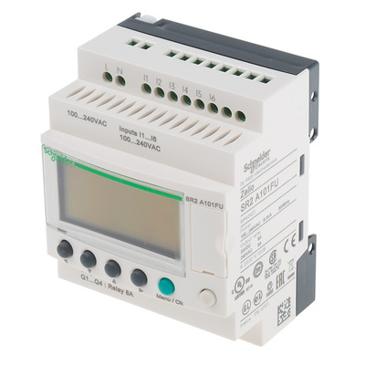 Schneider Electric Zelio Logic Smart Series Logic Module, 120 V ac, 240 V ac Supply, Relay Output, 6-Input, Discrete