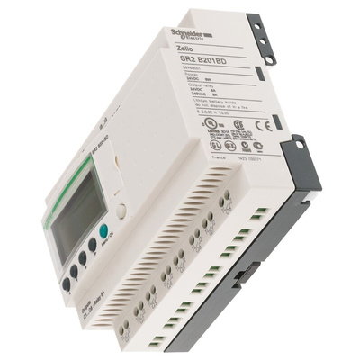 Schneider Electric Zelio Logic 2 Series PLC CPU for Use with Zelio 2, Relay Output, 12 (Up → 12 Digital, Up