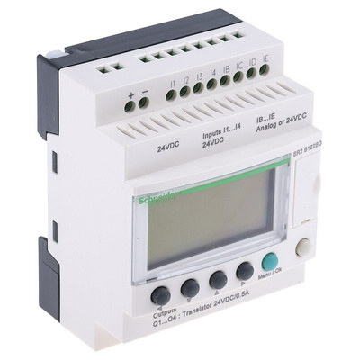 Schneider Electric Zelio Logic Series Logic Module, 24 V dc Supply, Transistor Output, 8-Input, Analogue, Discrete Input