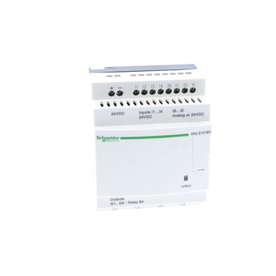 Schneider Electric Zelio Logic Smart Series Logic Module, 24 V dc Supply, Relay Output, 8-Input, Analogue, Discrete