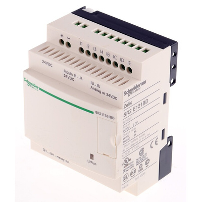 Schneider Electric Zelio Logic Smart Series Logic Module, 24 V dc Supply, Relay Output, 8-Input, Analogue, Discrete