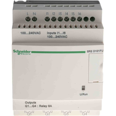Schneider Electric Zelio Logic Series Logic Module, 100 → 240 V ac Supply, Relay Output, 6-Input, Discrete Input