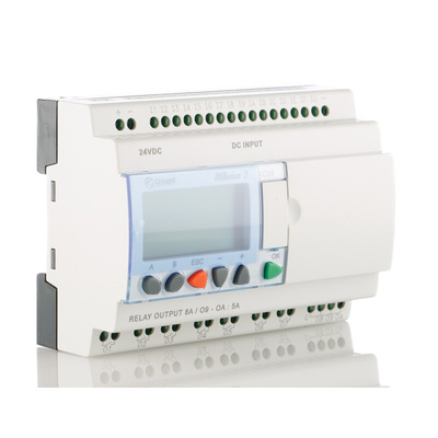 Crouzet Millenium 3 Series Logic Module, 24 V dc Supply, Relay Output, 16-Input, Analogue, Digital Input