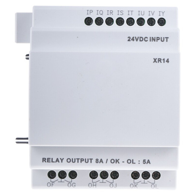 Crouzet Millenium 3 Series I/O module for Use with Millenium 3 Series, 24 V dc Supply, Relay Output, 8-Input, Digital