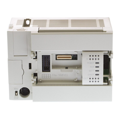 Mitsubishi FX3U Series Logic Module, 100 → 240 V ac Supply, Relay Output, 8-Input, Sink, Source Input