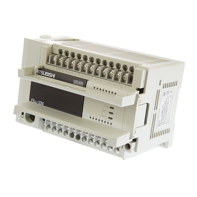 Mitsubishi FX3U Series Logic Module, 100 → 240 V ac Supply, Relay Output, 16-Input, Sink, Source Input