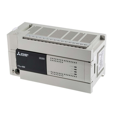 Mitsubishi FX3U Series Logic Module, 100 → 240 V ac Supply, Relay Output, 24-Input, Sink, Source Input