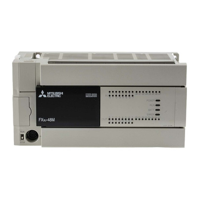 Mitsubishi FX3U Series Logic Module, 100 → 240 V ac Supply, Relay Output, 24-Input, Sink, Source Input