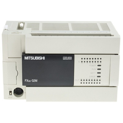 Mitsubishi FX3U Series Logic Module, 100 → 240 V ac Supply, Transistor Output, 16-Input, Sink, Source Input