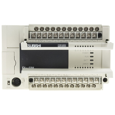Mitsubishi FX3U Series Logic Module, 100 → 240 V ac Supply, Transistor Output, 16-Input, Sink, Source Input