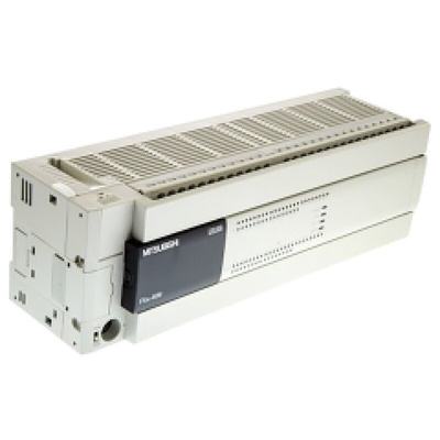 Mitsubishi FX3U Series Logic Module, 24 V dc Supply, Relay Output, 40-Input, Sink, Source Input