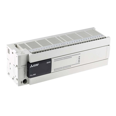 Mitsubishi FX3U Series Logic Module, 24 V dc Supply, Transistor Output, 40-Input, Sink, Source Input