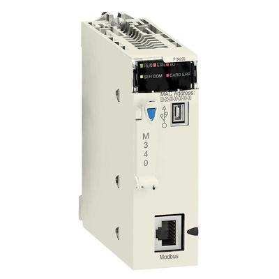 Schneider Electric Modicon M340 Series PLC CPU for Use with Modicon M340, Analogue, Digital Output, Analogue, Digital