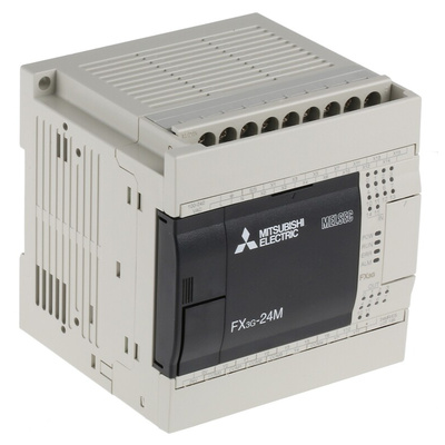 Mitsubishi FX3G Series Logic Module, 100 → 240 V ac Supply, Relay Output, 14-Input, Sink, Source Input