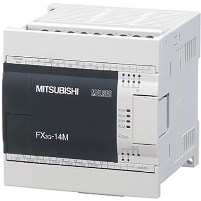Mitsubishi FX3G Series Logic Module, 100 → 240 V ac Supply, Relay Output, 8-Input, Sink, Source Input