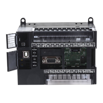 Omron CP1E Series PLC CPU for Use with CP1E Series, Transistor Output, 12 (Analogue)-Input, Analogue, Pulse Input