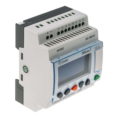 Crouzet Millenium 3 Series Logic Module, 24 V dc Supply, Transistor Output, 8-Input, Digital Input