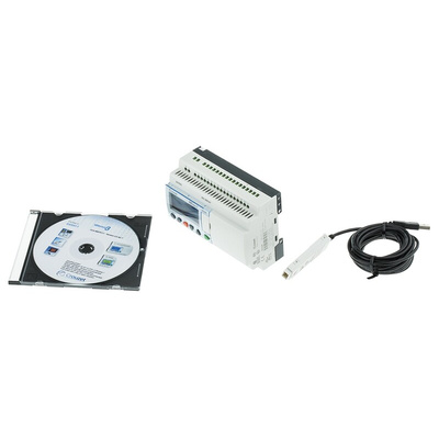 Crouzet Millenium 3 Series Logic Control for Use with XD26 Series, 24 V dc Supply, Relay Output, 16-Input, Analogue,
