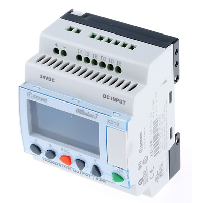 Crouzet Millenium 3 Series Logic Module, 24 V dc Supply, Transistor Output, 6-Input, Analogue, Digital Input