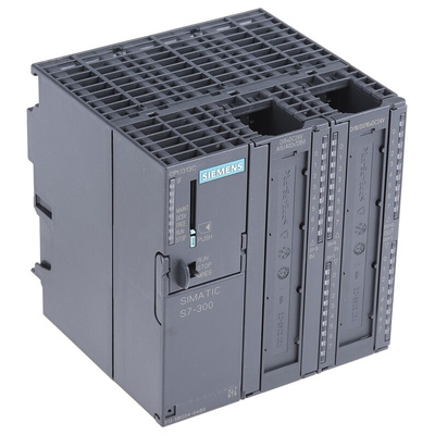 Siemens SIMATIC S7-300 Series PLC CPU, 24 V dc Supply, Analogue, Digital Output, 28 (24 Digital, 4 Analogue)-Input,