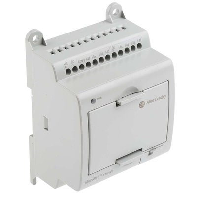 Allen Bradley Micro810 Series PLC CPU, Relay Output, 8-Input, Analogue, Digital Input