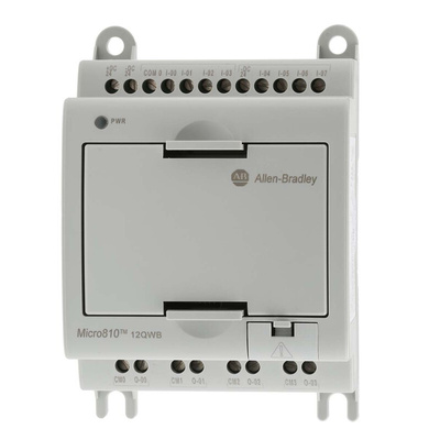 Allen Bradley Micro810 Series PLC CPU, Relay Output, 8-Input, Analogue, Digital Input