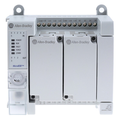 Allen Bradley Micro830 Series PLC CPU for Use with Micro800 Series, Digital Output, 6-Input, Digital Input