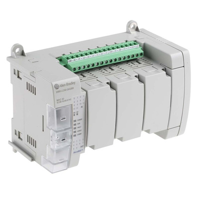 Allen Bradley Micro850 Series PLC CPU for Use with Micro800 Series, Digital Output, 14-Input, AC, DC Input