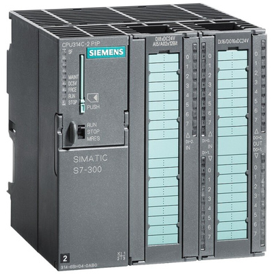 Siemens SIMATIC S7-300 Series PLC CPU for Use with SIMATIC S7-300 Series, Analogue, Digital Output, 24 (Digital), 4