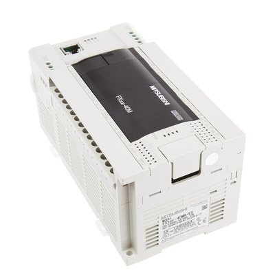 Mitsubishi FX3GE Series PLC CPU for Use with FX3 Series, Relay Output, 24-Input, DC Input