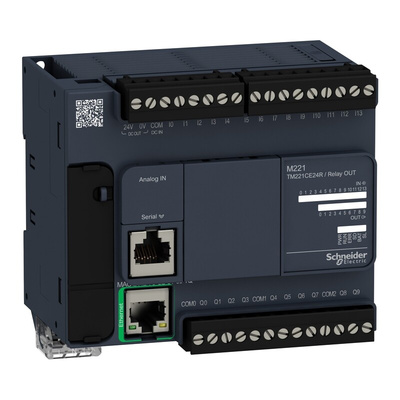 Schneider Electric Modicon M221 Series PLC CPU, 100 → 240 V ac Supply, Digital Output, 14-Input, Discrete Input