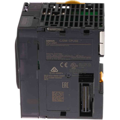 Omron CJ2M Series PLC CPU for Use with CJ2 Series, DC Input