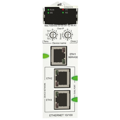Schneider Electric Modicon M580 Series Communication Module for Use with Modicon M580 Ethernet I/O Architecture