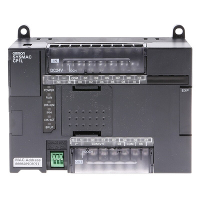 Omron CP1L-EL Series PLC CPU for Use with CP Series, PNP Output, 12-Input, DC Input
