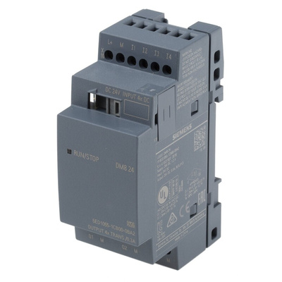 Siemens LOGO! Series I/O module for Use with LOGO! 8, LOGO! 8.2, 24 V dc Supply, Digital Output, 4-Input, Digital Input