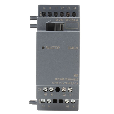 Siemens LOGO! Series I/O module for Use with LOGO! 8, LOGO! 8.2, 24 V dc Supply, Digital Output, 4-Input, Digital Input