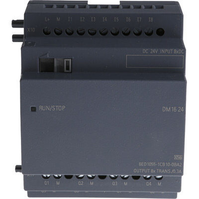 Siemens LOGO! Series I/O module for Use with LOGO! 8, LOGO! 8.2, 24 V dc Supply, Digital Output, 8-Input, Digital Input