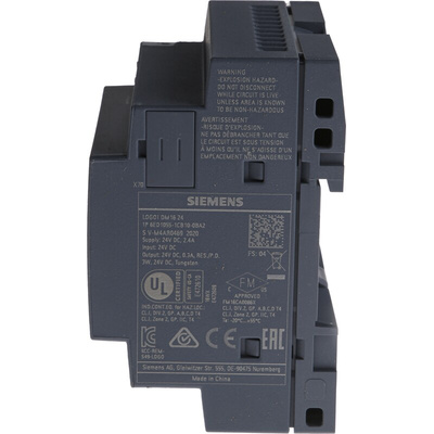 Siemens LOGO! Series I/O module for Use with LOGO! 8, LOGO! 8.2, 24 V dc Supply, Digital Output, 8-Input, Digital Input