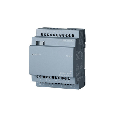 Siemens LOGO! Series I/O module for Use with LOGO! 8, LOGO! 8.2, 24 V dc Supply, Digital Output, 8-Input, Digital Input