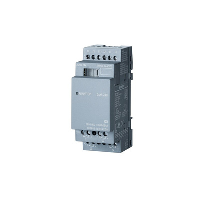 Siemens LOGO! Series I/O module for Use with LOGO! 8, LOGO! 8.2, 24 V dc Supply, Relay Output, 4-Input, Digital Input