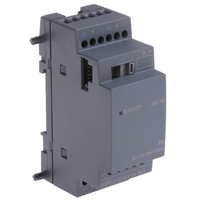 Siemens LOGO! Series I/O module for Use with LOGO! 8, LOGO! 8.2, 24 V dc Supply, Analogue Output